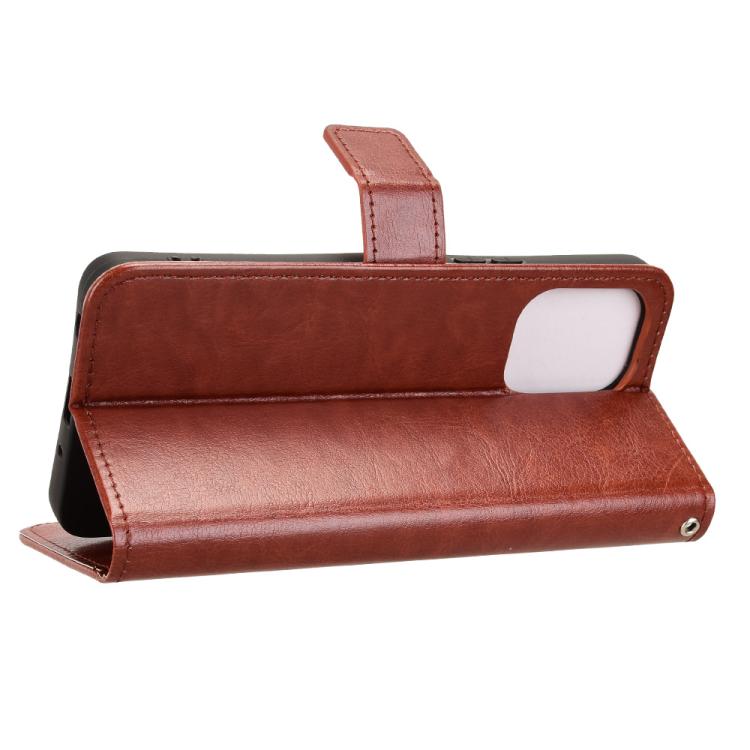 For vivo Y21 5G / Y05 4G Retro Crazy Horse Texture Vegan Leather Phone Case