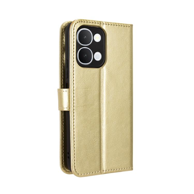 For vivo Y31d 4G / Y500i 5G Retro Crazy Horse Texture Vegan Leather Phone Case