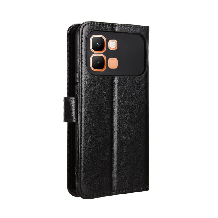 For Infinix Note Edge 5G Retro Crazy Horse Texture Vegan Leather Phone Case