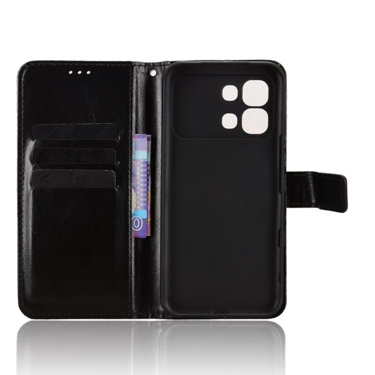 For Infinix Note Edge 5G Retro Crazy Horse Texture Vegan Leather Phone Case