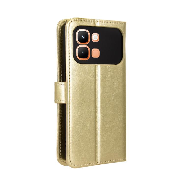 For Infinix Note Edge 5G Retro Crazy Horse Texture Vegan Leather Phone Case