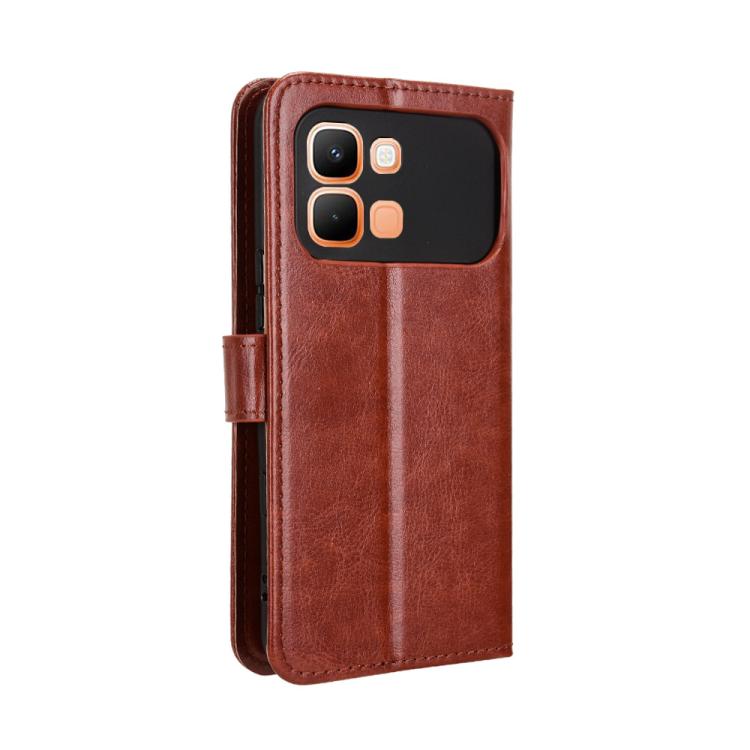 For Infinix Note Edge 5G Retro Crazy Horse Texture Vegan Leather Phone Case