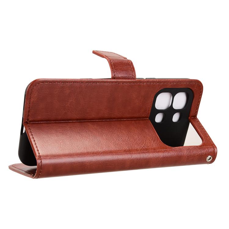 For Infinix Note Edge 5G Retro Crazy Horse Texture Vegan Leather Phone Case