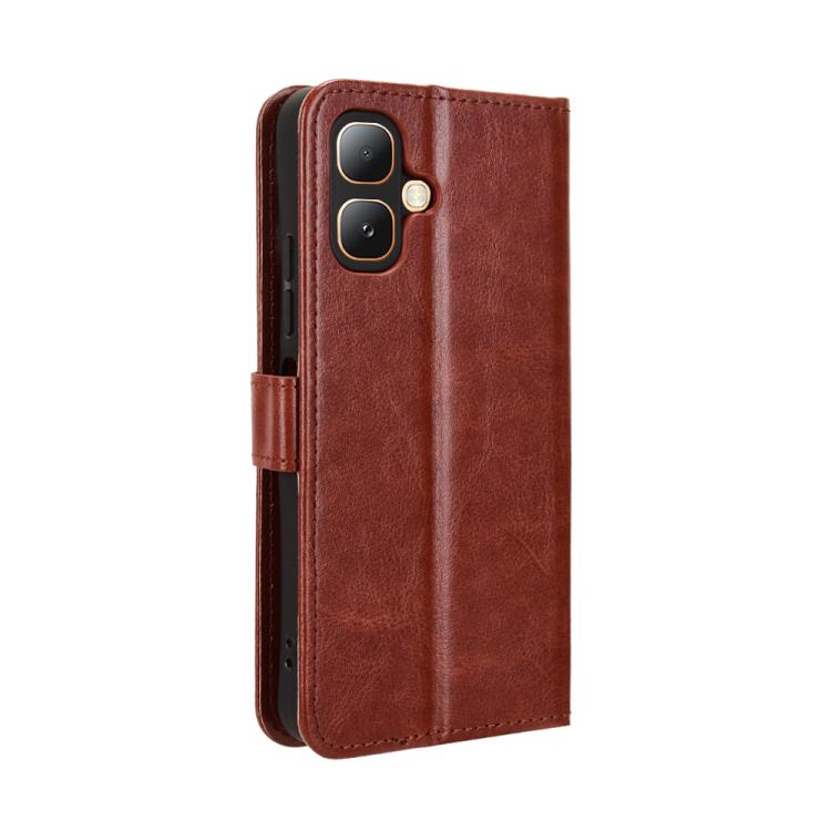 For Infinix Smart 20 4G Retro Crazy Horse Texture Vegan Leather Phone Case