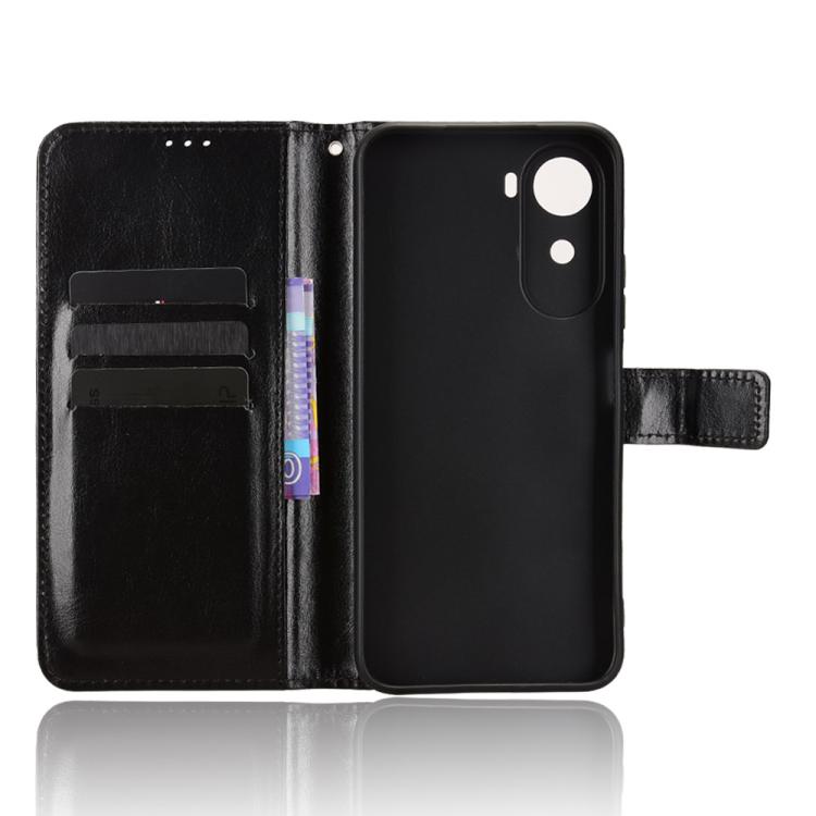 For Redmi A7 Pro 171mm / Poco C85x 5G Retro Crazy Horse Texture Vegan Leather Phone Case