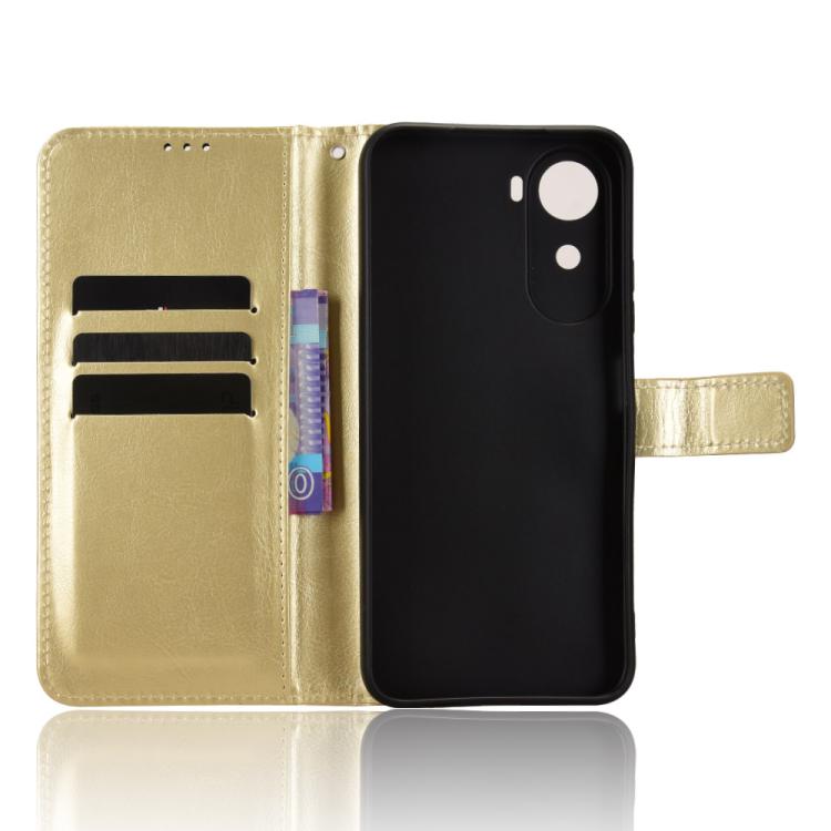 For Redmi A7 Pro 171mm / Poco C85x 5G Retro Crazy Horse Texture Vegan Leather Phone Case