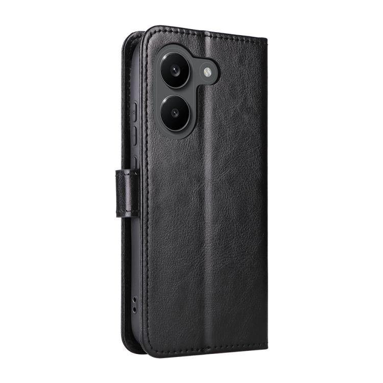 For Redmi Turbo 5 5G / Poco X8 Pro Retro Crazy Horse Texture Vegan Leather Phone Case