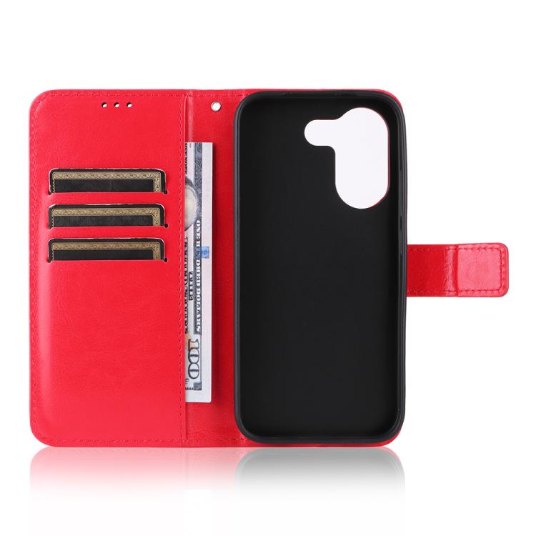 For Redmi Turbo 5 5G / Poco X8 Pro Retro Crazy Horse Texture Vegan Leather Phone Case
