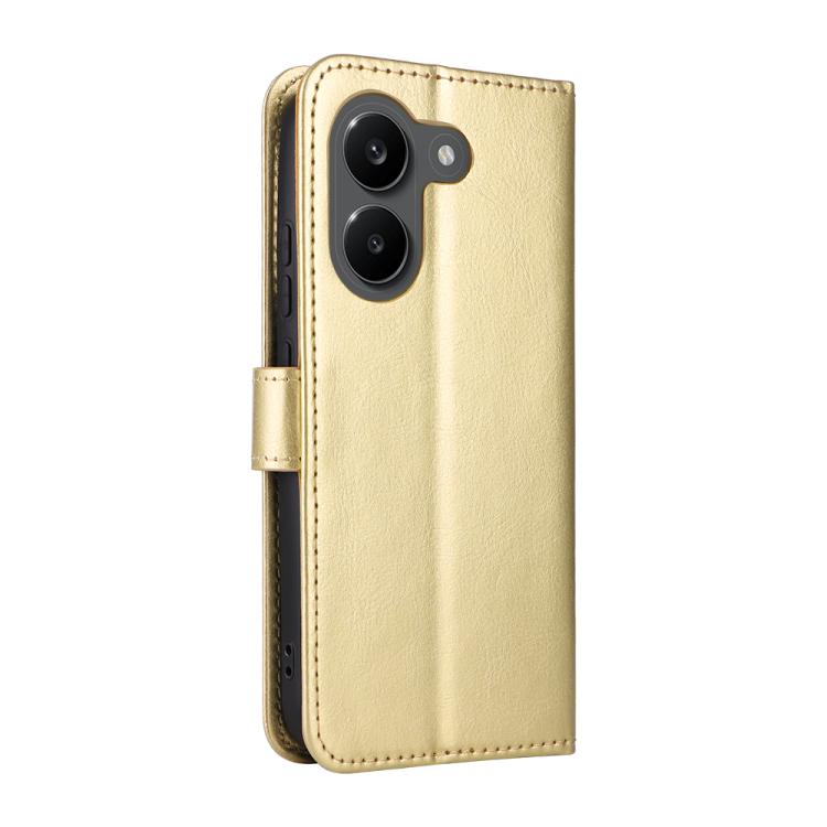 For Redmi Turbo 5 5G / Poco X8 Pro Retro Crazy Horse Texture Vegan Leather Phone Case