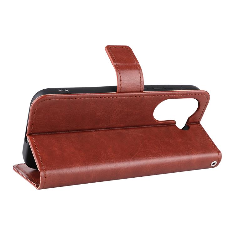 For Redmi Turbo 5 5G / Poco X8 Pro Retro Crazy Horse Texture Vegan Leather Phone Case