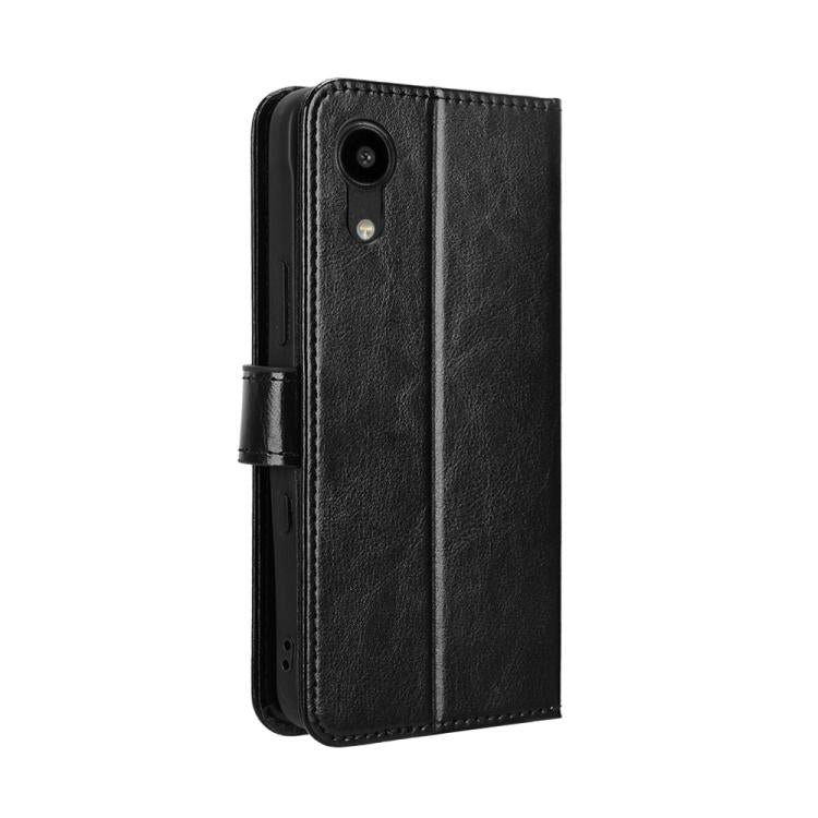 For Kyocera Digno SX5 KC-S306 Retro Crazy Horse Texture Vegan Leather Phone Case