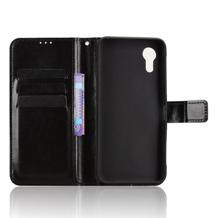 For Kyocera Digno SX5 KC-S306 Retro Crazy Horse Texture Vegan Leather Phone Case