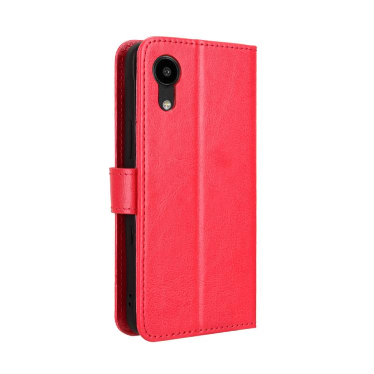 For Kyocera Digno SX5 KC-S306 Retro Crazy Horse Texture Vegan Leather Phone Case