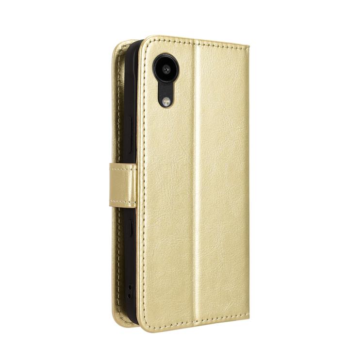 For Kyocera Digno SX5 KC-S306 Retro Crazy Horse Texture Vegan Leather Phone Case