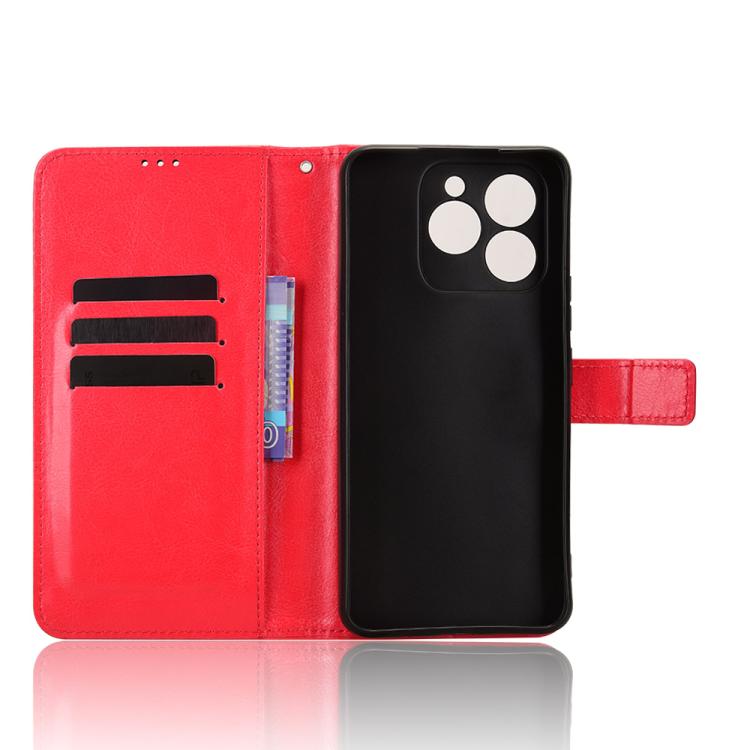 For Cubot Note 60 4G Retro Crazy Horse Texture Vegan Leather Phone Case