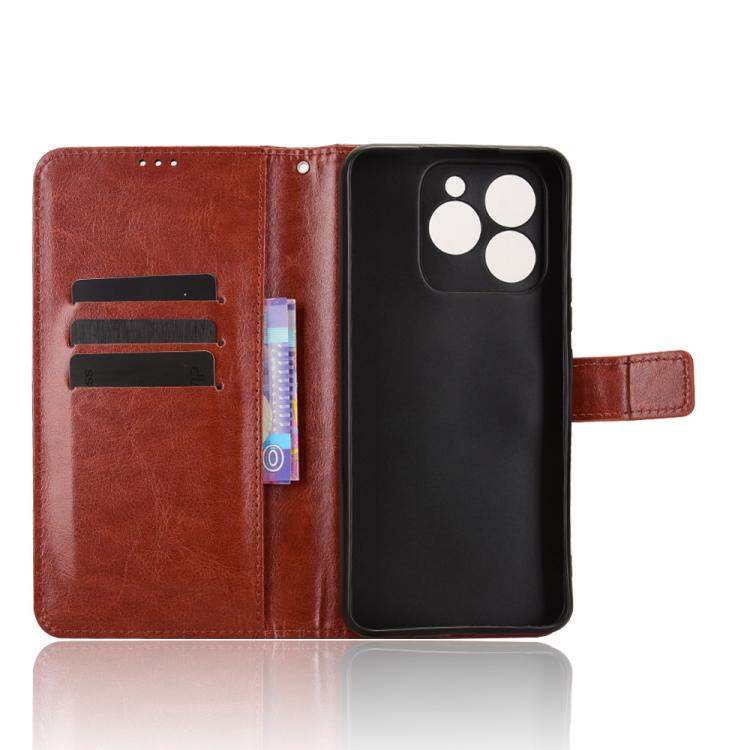 For Cubot Note 60 4G Retro Crazy Horse Texture Vegan Leather Phone Case