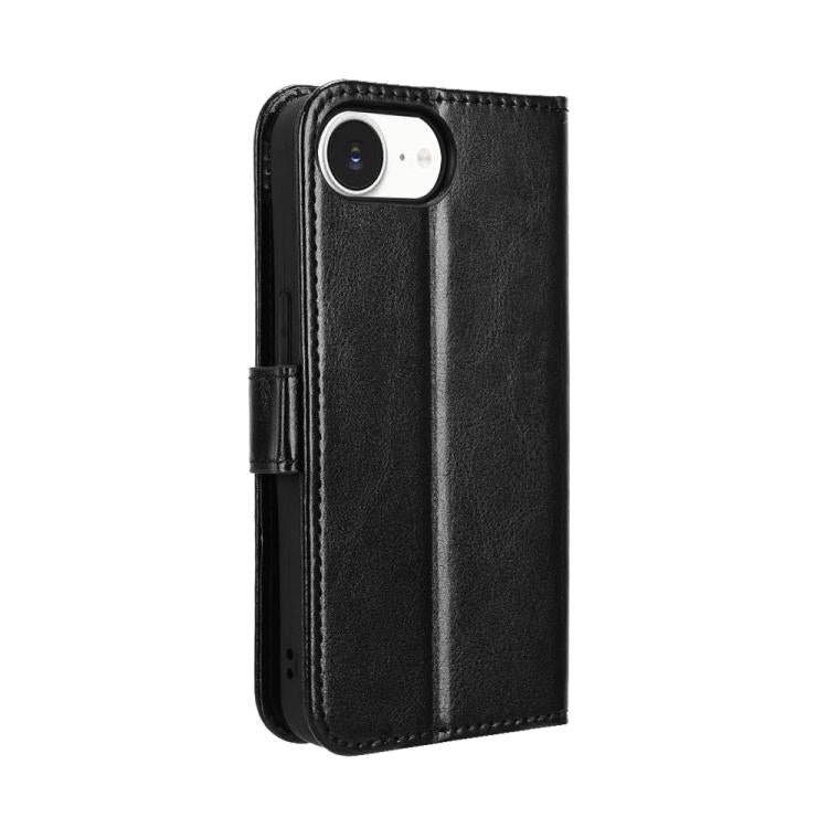 For iPhone 17e / 16e Retro Crazy Horse Texture Vegan Leather Phone Case