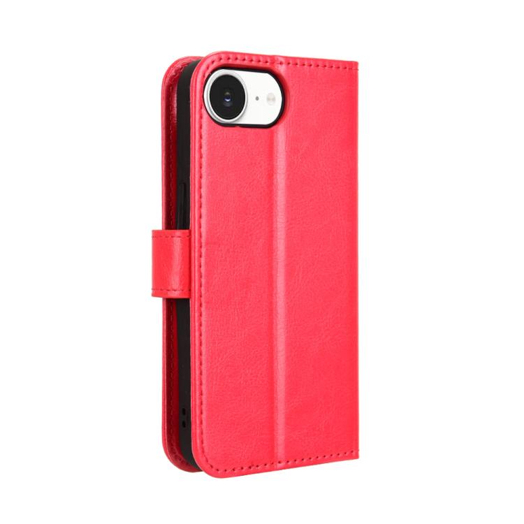 For iPhone 17e / 16e Retro Crazy Horse Texture Vegan Leather Phone Case