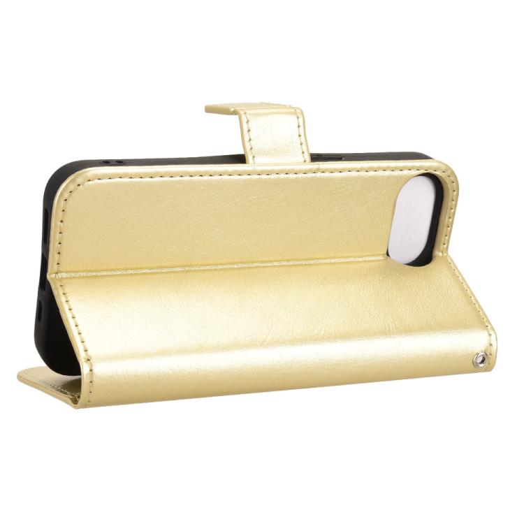 For iPhone 17e / 16e Retro Crazy Horse Texture Vegan Leather Phone Case