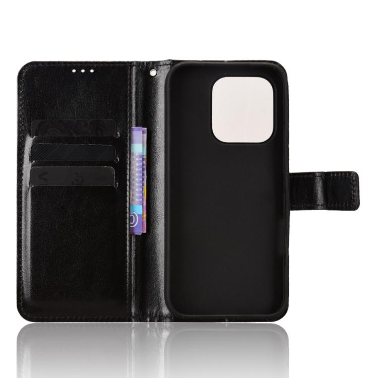 For Honor 600 Lite Global Retro Crazy Horse Texture Vegan Leather Phone Case