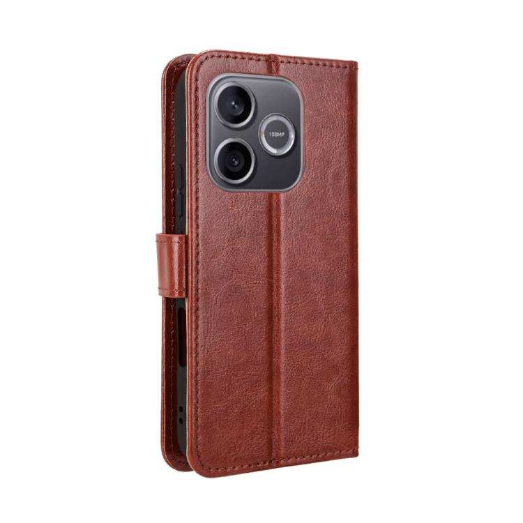 For Honor 600 Lite Global Retro Crazy Horse Texture Vegan Leather Phone Case