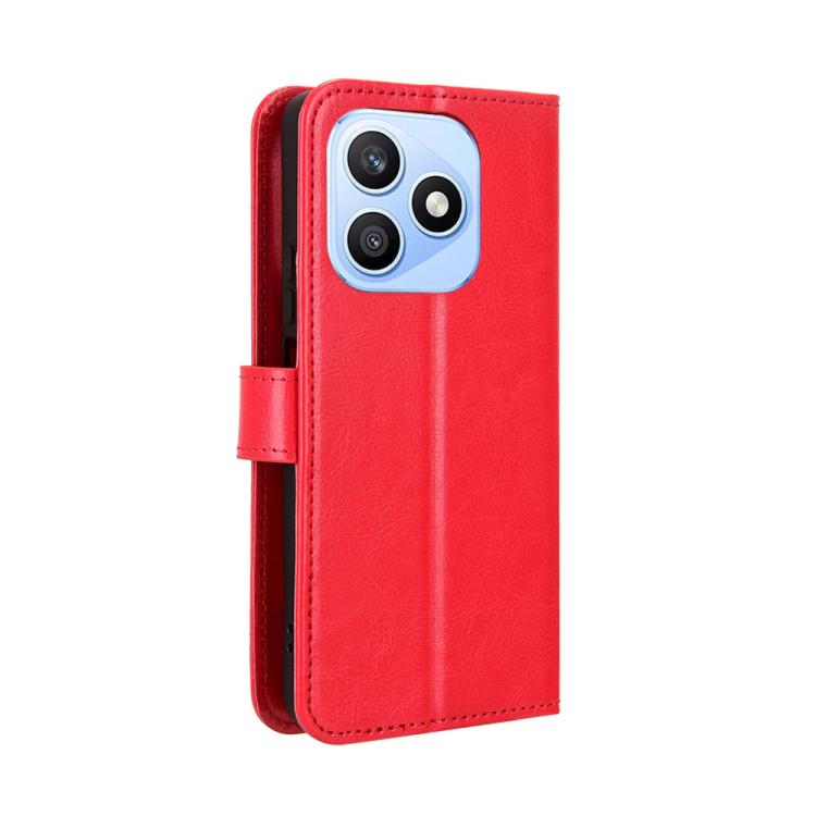 For Honor X8d 4G Retro Crazy Horse Texture Vegan Leather Phone Case