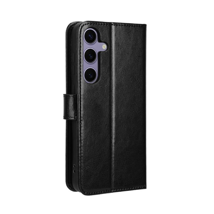 For Samsung Galaxy S26 5G Retro Crazy Horse Texture Vegan Leather Phone Case