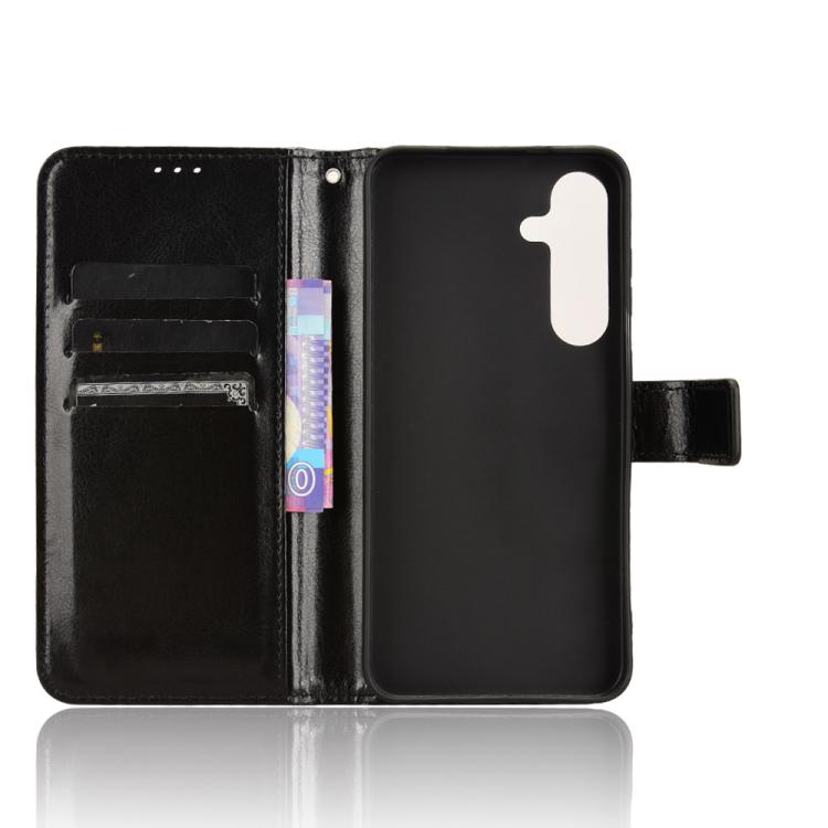 For Samsung Galaxy S26 5G Retro Crazy Horse Texture Vegan Leather Phone Case