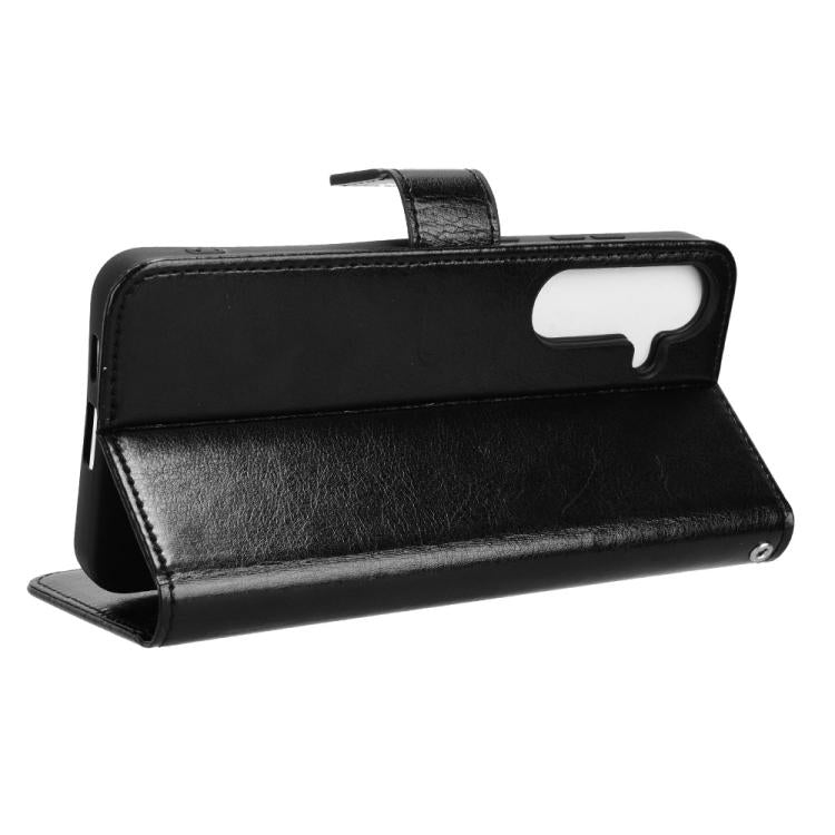 For Samsung Galaxy S26 5G Retro Crazy Horse Texture Vegan Leather Phone Case