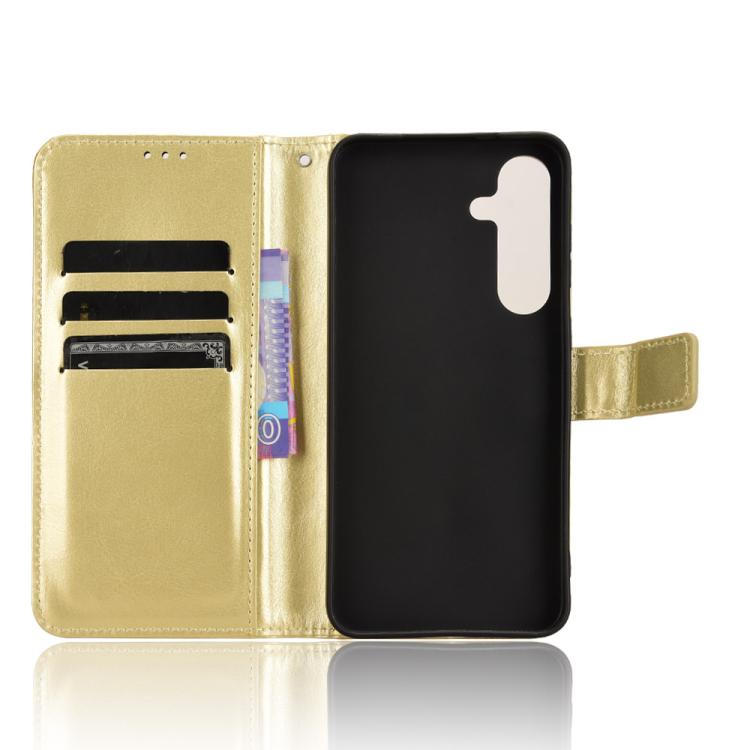For Samsung Galaxy S26 5G Retro Crazy Horse Texture Vegan Leather Phone Case