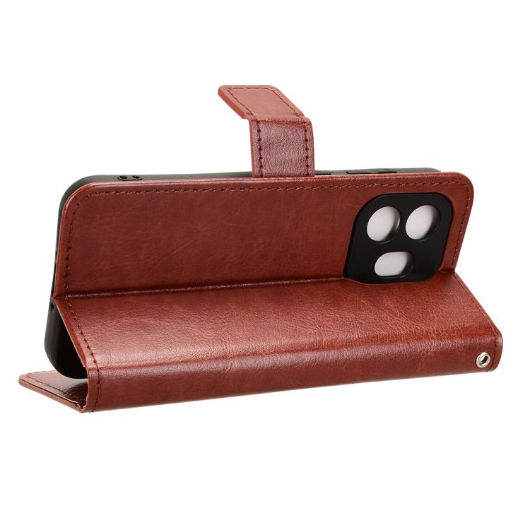 For OnePlus 15T Retro Crazy Horse Texture Vegan Leather Phone Case