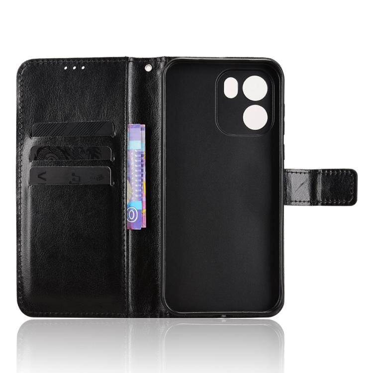 For OnePlus Turbo 6V 5G Retro Crazy Horse Texture Vegan Leather Phone Case