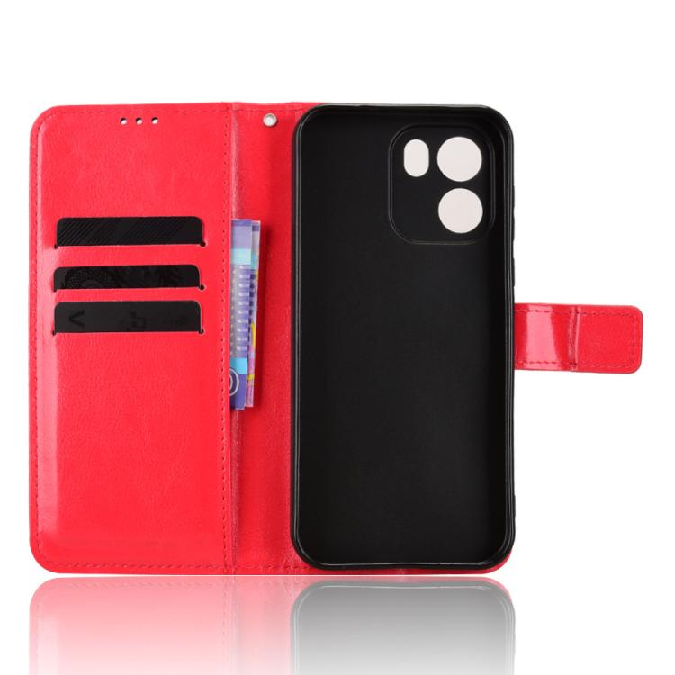 For OnePlus Turbo 6V 5G Retro Crazy Horse Texture Vegan Leather Phone Case