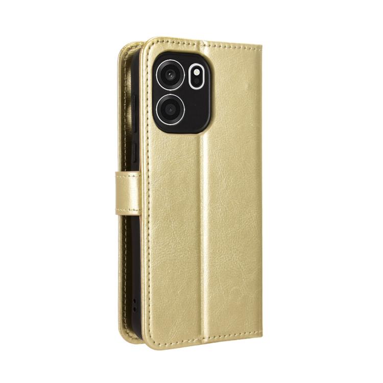 For OnePlus Turbo 6V 5G Retro Crazy Horse Texture Vegan Leather Phone Case