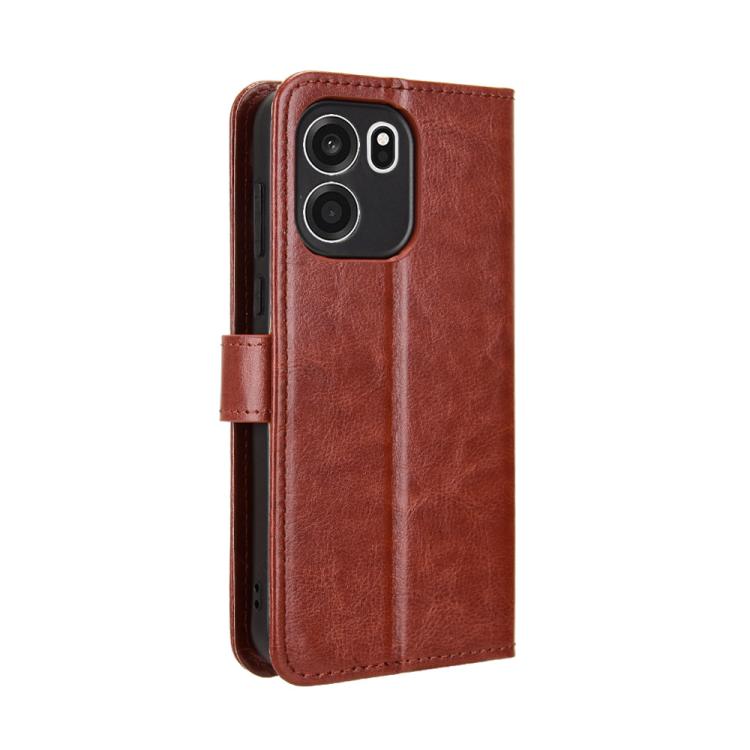 For OnePlus Turbo 6V 5G Retro Crazy Horse Texture Vegan Leather Phone Case
