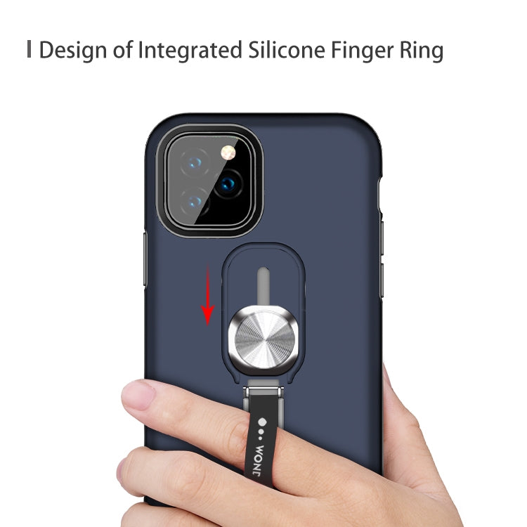 For iPhone 12 Pro Max 2 in 1 Shockproof TPU+PC Case with Ring Holder