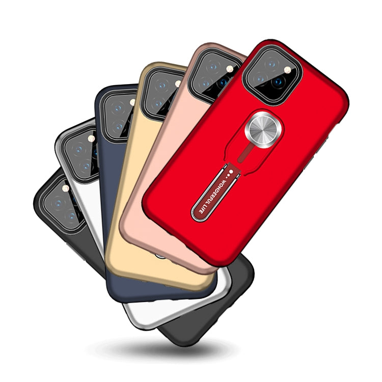 For iPhone 12 Pro Max 2 in 1 Shockproof TPU+PC Case with Ring Holder