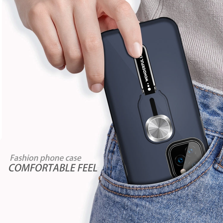 For iPhone 12 Pro Max 2 in 1 Shockproof TPU+PC Case with Ring Holder