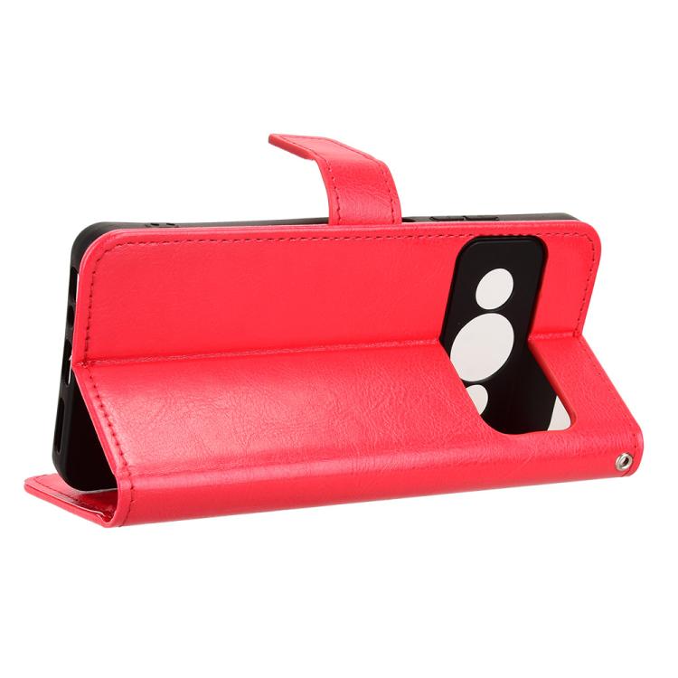 For ZTE Optus X Value 5G Retro Crazy Horse Texture Vegan Leather Phone Case