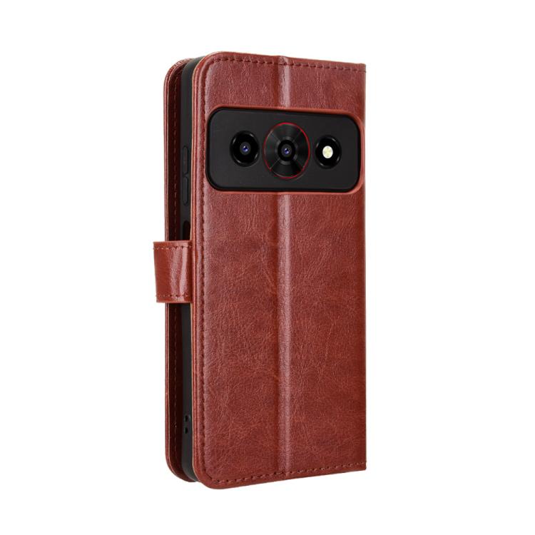 For ZTE Optus X Value 5G Retro Crazy Horse Texture Vegan Leather Phone Case