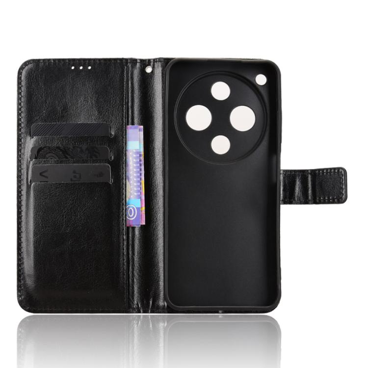 For ZTE nubia P9 Pro 5G / Optus X Pro 2 5G Retro Crazy Horse Texture Vegan Leather Phone Case