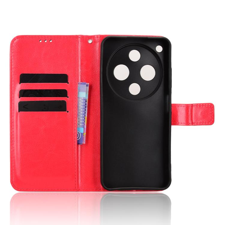 For ZTE nubia P9 Pro 5G / Optus X Pro 2 5G Retro Crazy Horse Texture Vegan Leather Phone Case