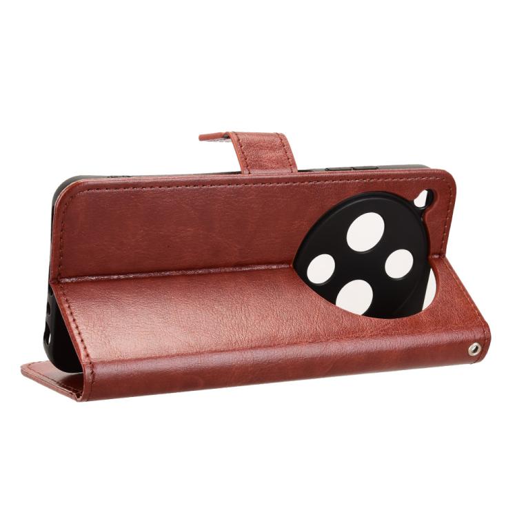 For ZTE nubia P9 Pro 5G / Optus X Pro 2 5G Retro Crazy Horse Texture Vegan Leather Phone Case