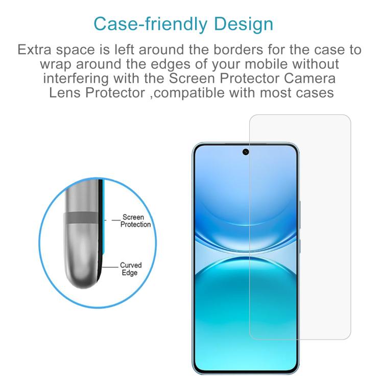 For vivo Y500s 5G 10pcs 0.26mm 9H 2.5D Tempered Glass Film