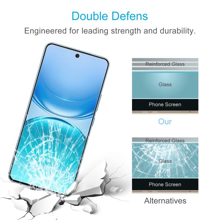 For vivo Y500s 5G 10pcs 0.26mm 9H 2.5D Tempered Glass Film