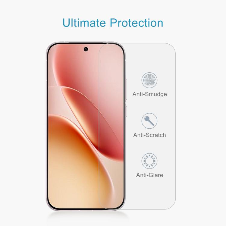 For vivo iQOO Z11 5G 10pcs 0.26mm 9H 2.5D Tempered Glass Film