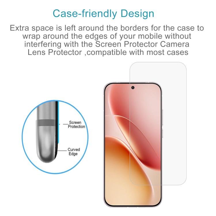 For vivo iQOO Z11 5G 50pcs 0.26mm 9H 2.5D Tempered Glass Film