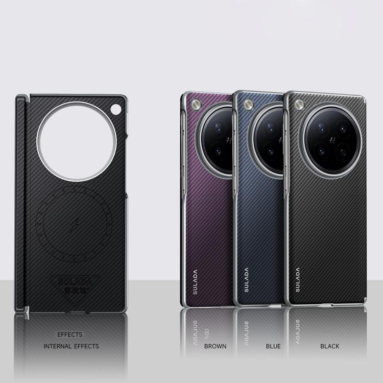 For OPPO Find N6 5G SULADA 600D Kevlar Texture PC Shockproof Phone Case