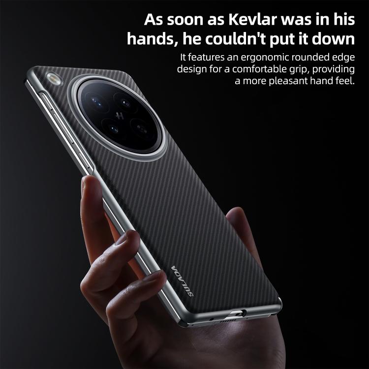 For OPPO Find N6 5G SULADA 600D Kevlar Texture PC Shockproof Phone Case
