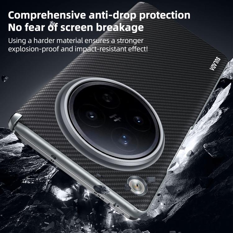 For OPPO Find N6 5G SULADA 600D Kevlar Texture PC Shockproof Phone Case